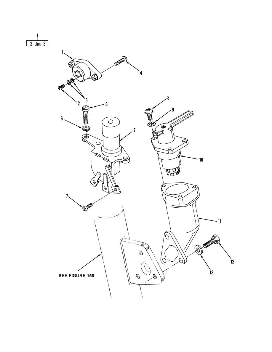 Figure 57. Circuit Breaker, Headlight Dimmer Switch and Hazard Signal